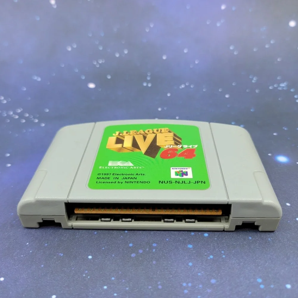 J. League Live 64 (Nintendo 64) JAPANESE Video Game 0706